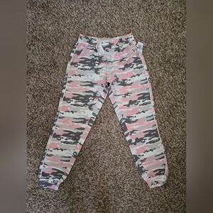 Ultra Flirt Camouflage Joggers - Pink and Gray